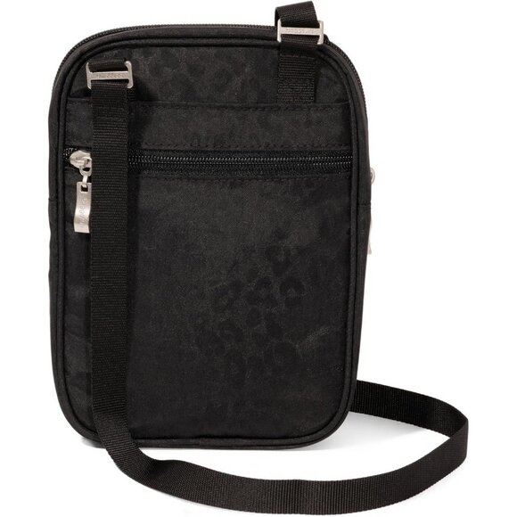 Women's Black Cheetah Journey Crossbody Bags 9x6 Small Lightweight Handbag - Picture 3 of 6